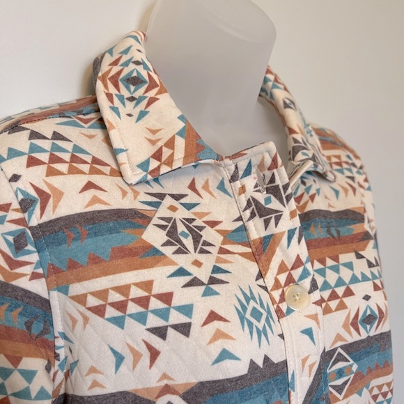 Boot Barn Southwestern Shacket Shirt Jacket Aztec EUC - Picture 5 of 8